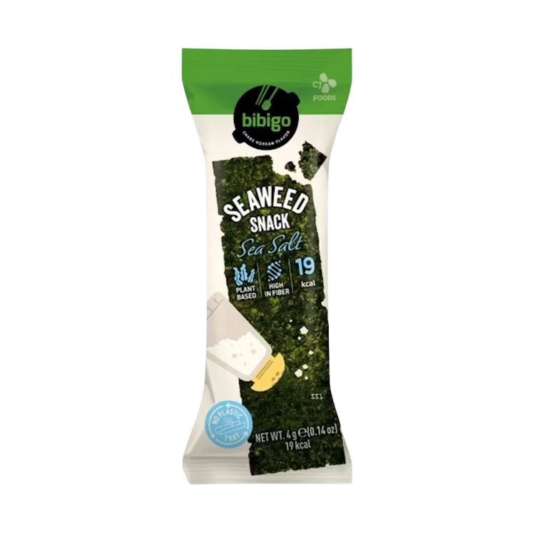 CJ Bibigo Korean Sea Salt Seaweed Snack 4g