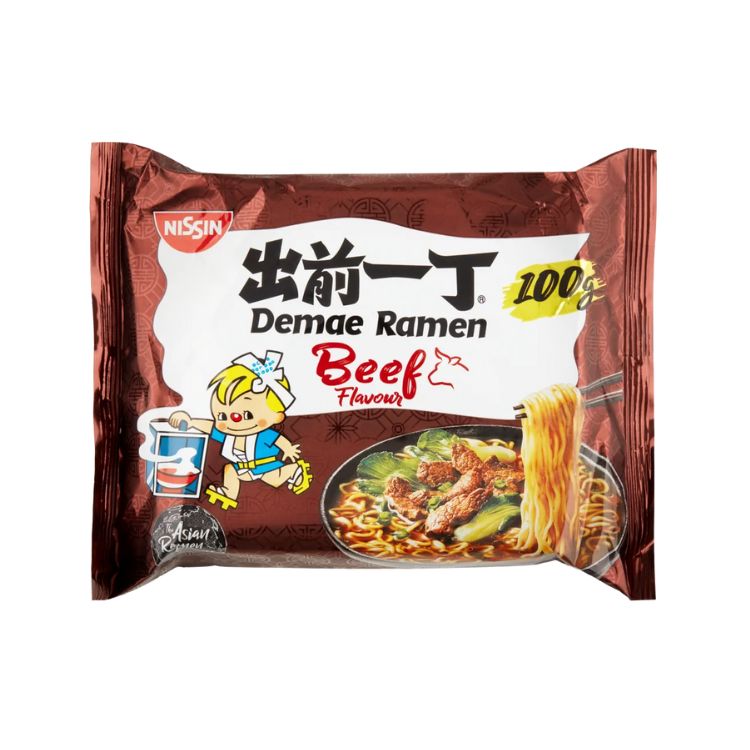 Nissin Demae Ramen Beef Instant Noodles 100g