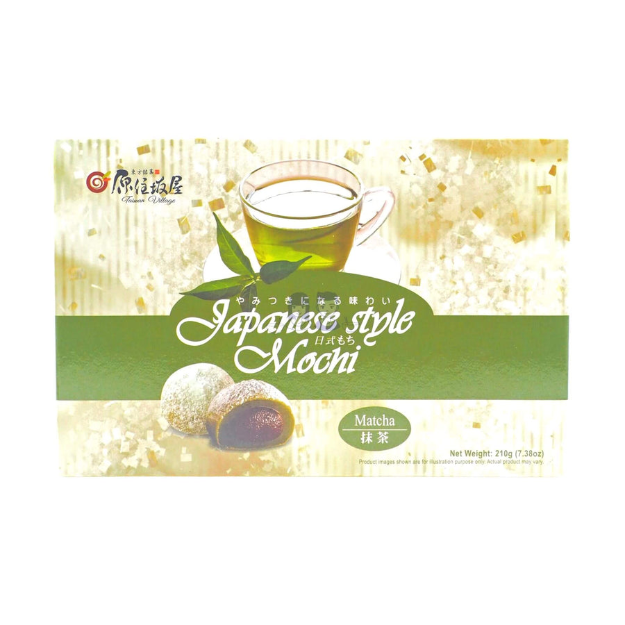 Taiwan Village Green Tea Matcha Mochi 210g