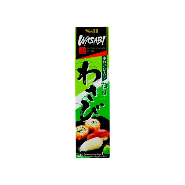 S&B Prepared Wasabi Horseradish Paste Tube 43g